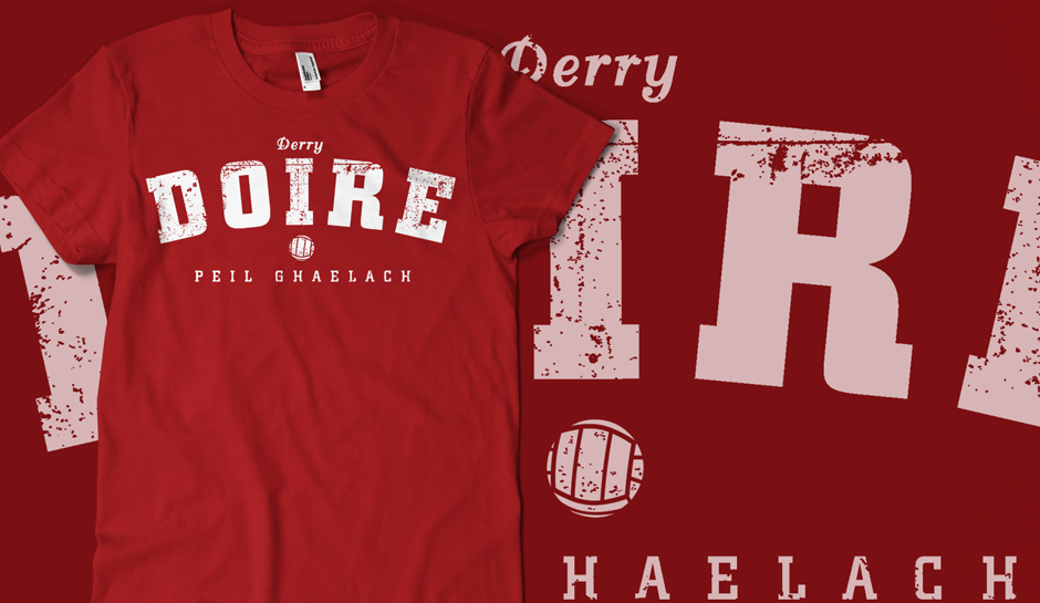 Vintage Derry Gaelic Football T-shirt