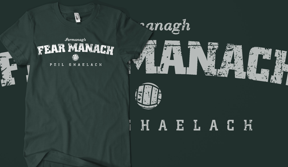 Vintage Fermanagh Gaelic Football T-shirt