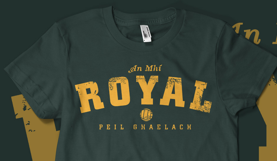 Vintage Meath 'Royal' Gaelic  Football T-shirt