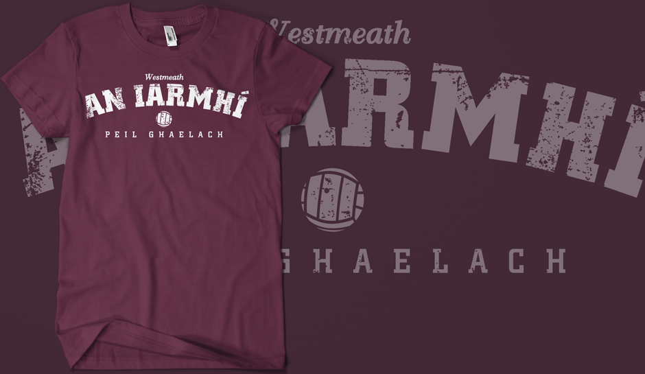 Westmeath Vintage Gaelic Football T-Shirt